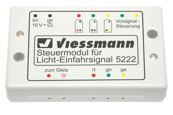 Viessmann 5222 H0/N/Z/TT Steuermodul 3-begriffige Licht