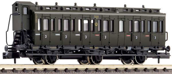 Fleischmann 807005 Abteilwagen 3-achs 3.Kl. BrHs.