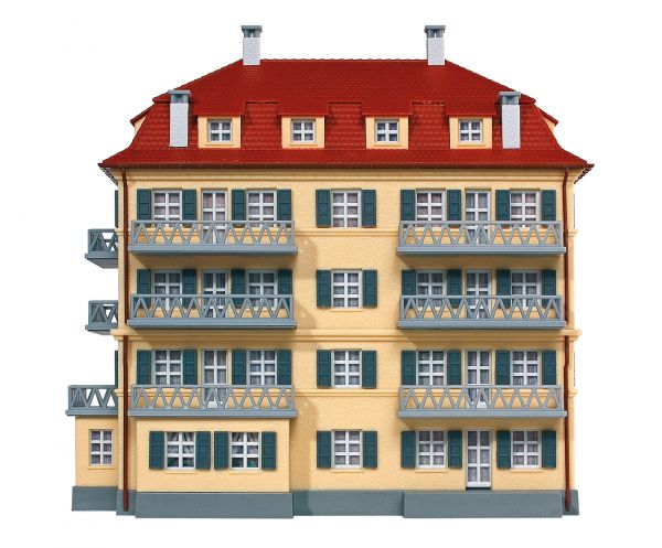 Kibri 37165 7165 N Mehrfamilienhaus mit Balkon 12,5x8,5