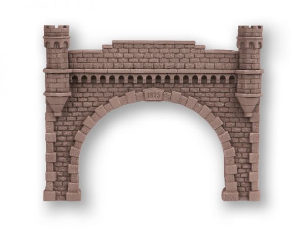 Noch 58271 H0 Tunnel-Portal 2-gleisig, 21,5 x 17,5 cm