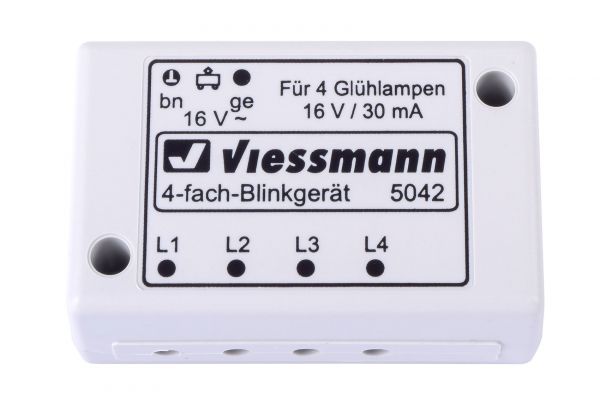 Viessmann 5042 N 4-fach Blinkgerät zum Anschluß vo n 4