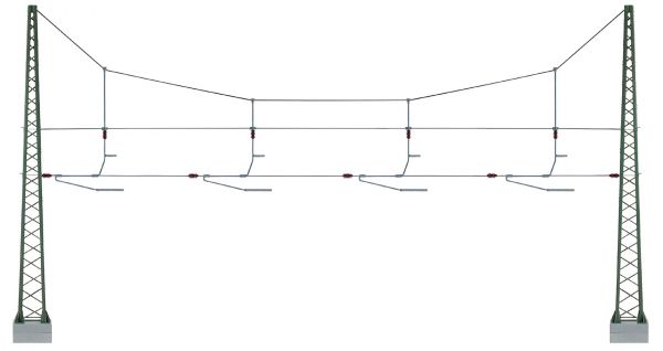 Viessmann 4163 H0 Quertragwerk elektrisch getrennt komp