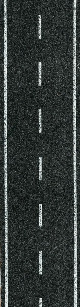 Heki 6562 Fahrbahndecke Asphalt N, zweispurig 100x4 cm